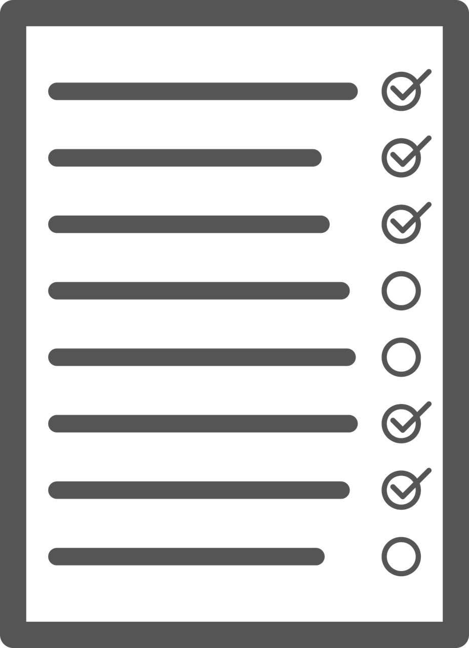 Cette icône symbolise la liste des prérequis à cocher pour participer à la formation massage cardiaque et utilisation d'un défibrillateur.